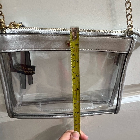Transparent Silver Chain Bag - Picture 4 of 5